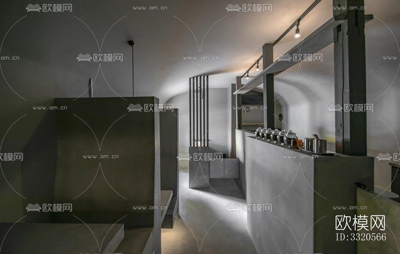 现代咖啡奶茶效果图下载（渲染图4）