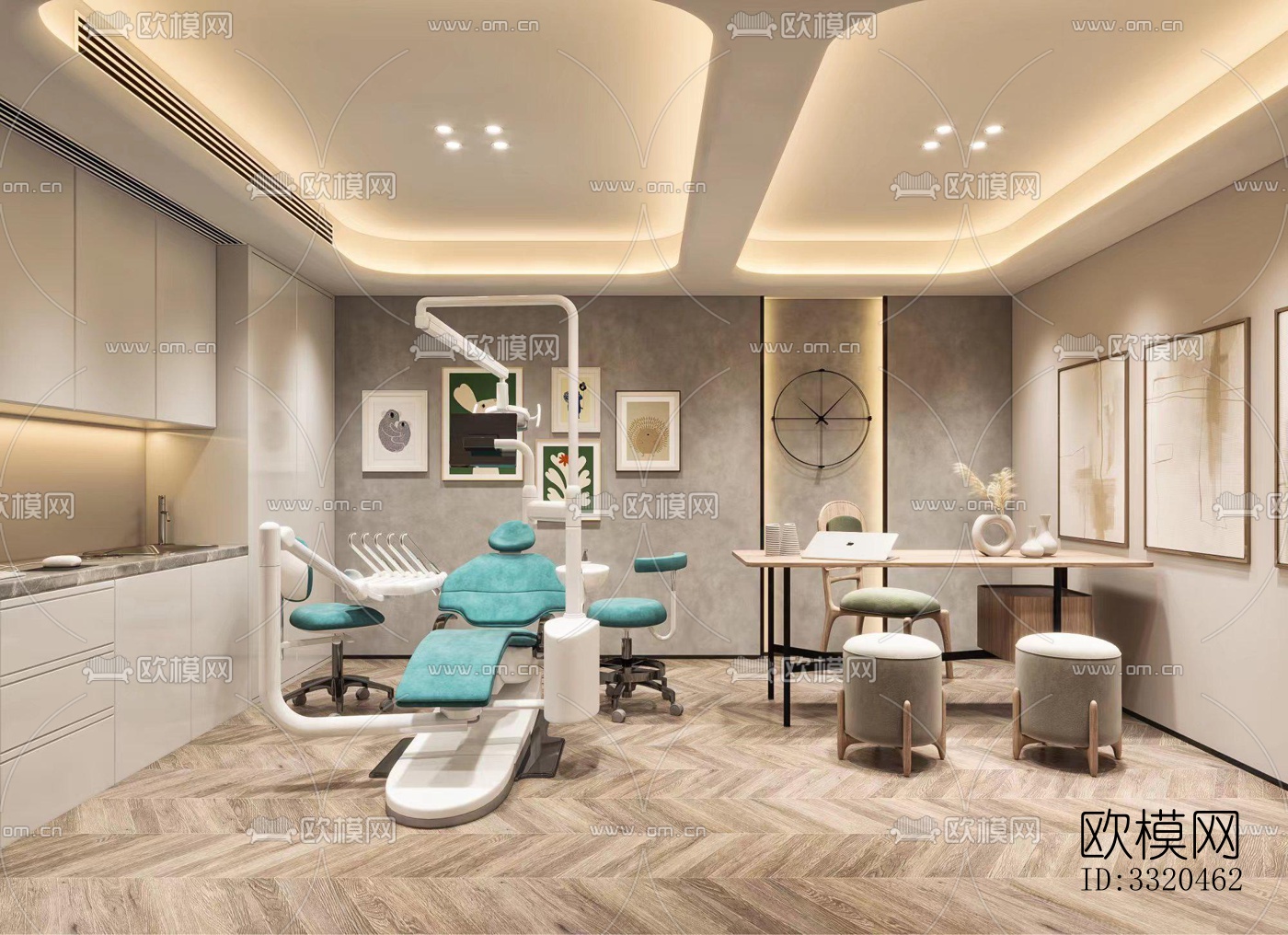 现代医院效果图下载（渲染图8）