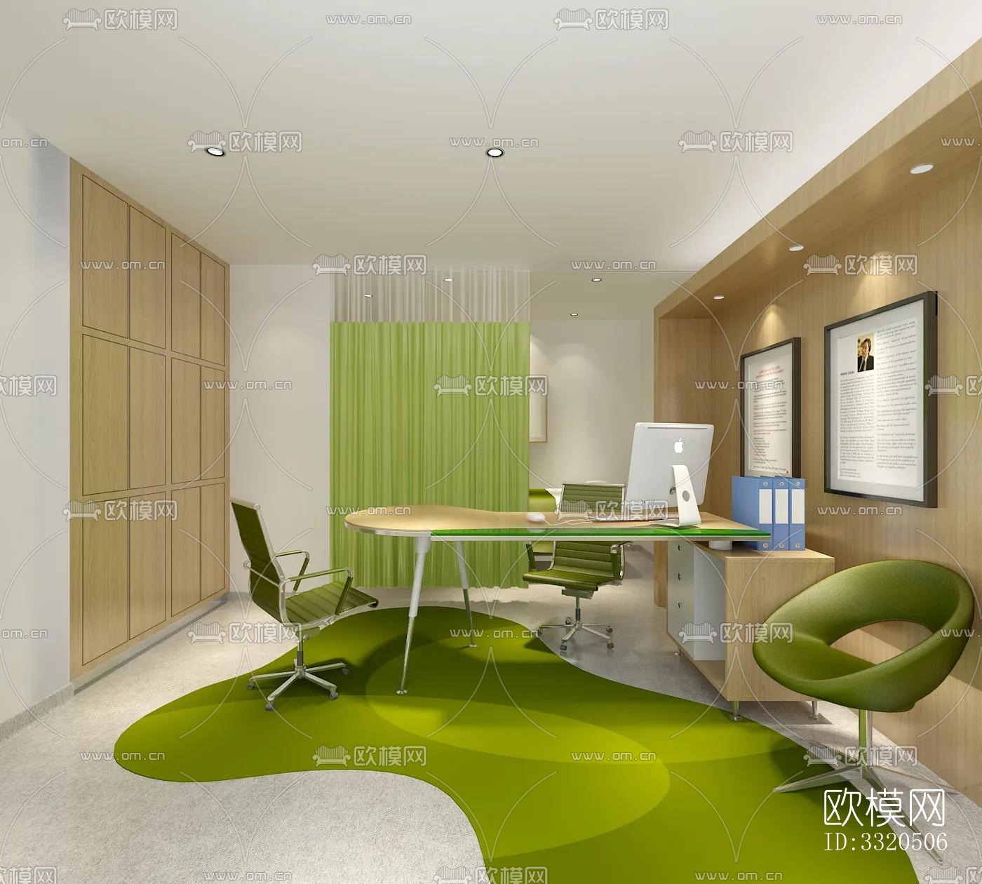 现代医院效果图下载（渲染图1）