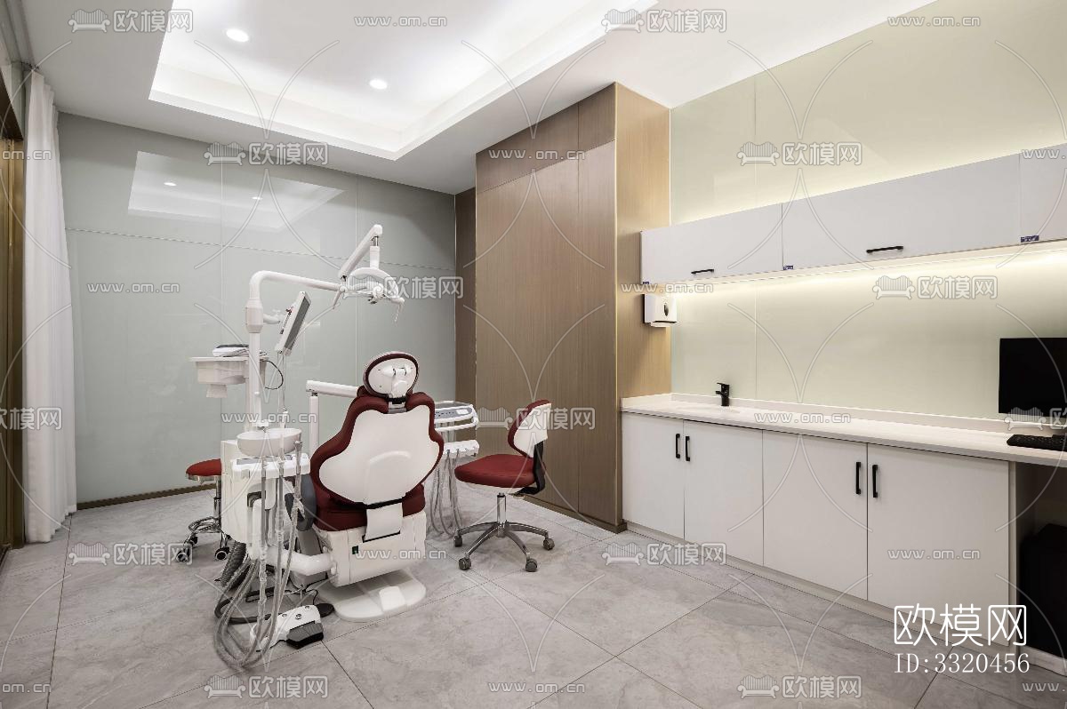 现代医院效果图下载（渲染图3）