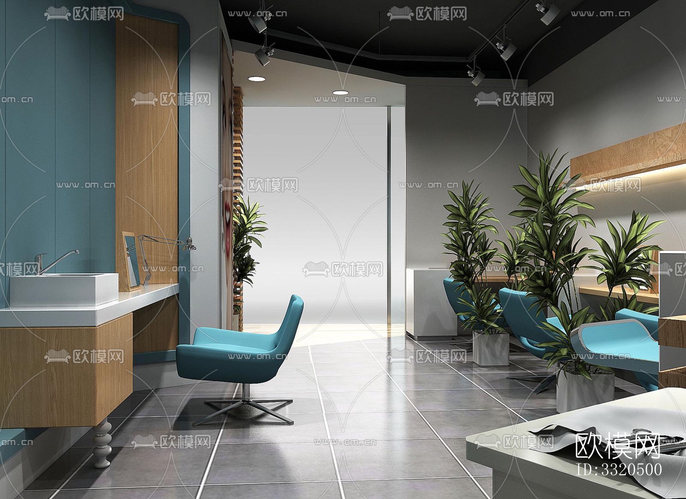 现代医院效果图下载（渲染图2）