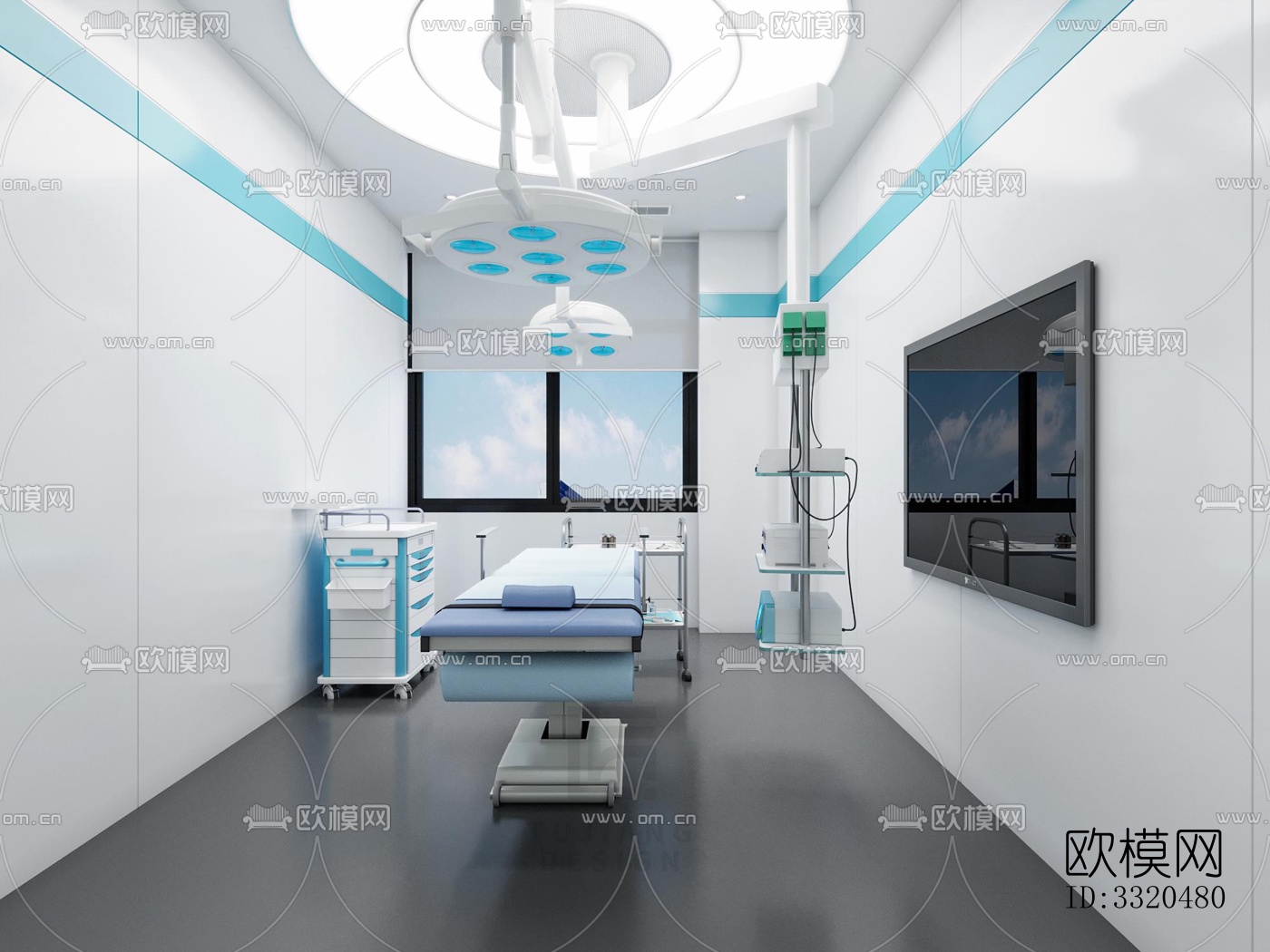 现代医院效果图下载（渲染图18）