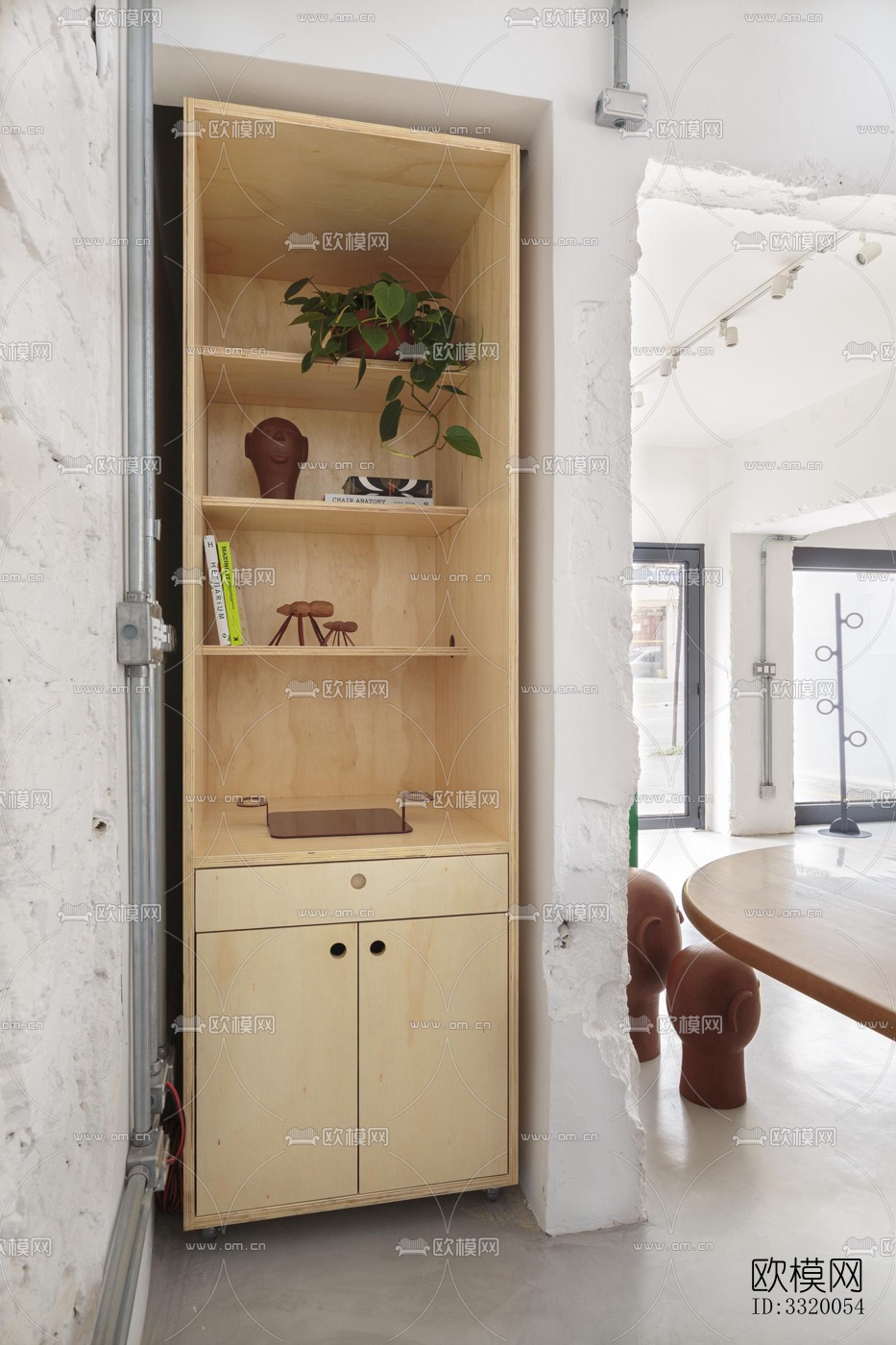 北欧展览展厅效果图下载（渲染图3）