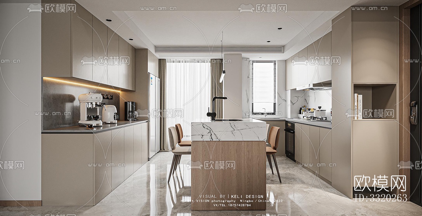 现代客厅效果图下载（渲染图6）