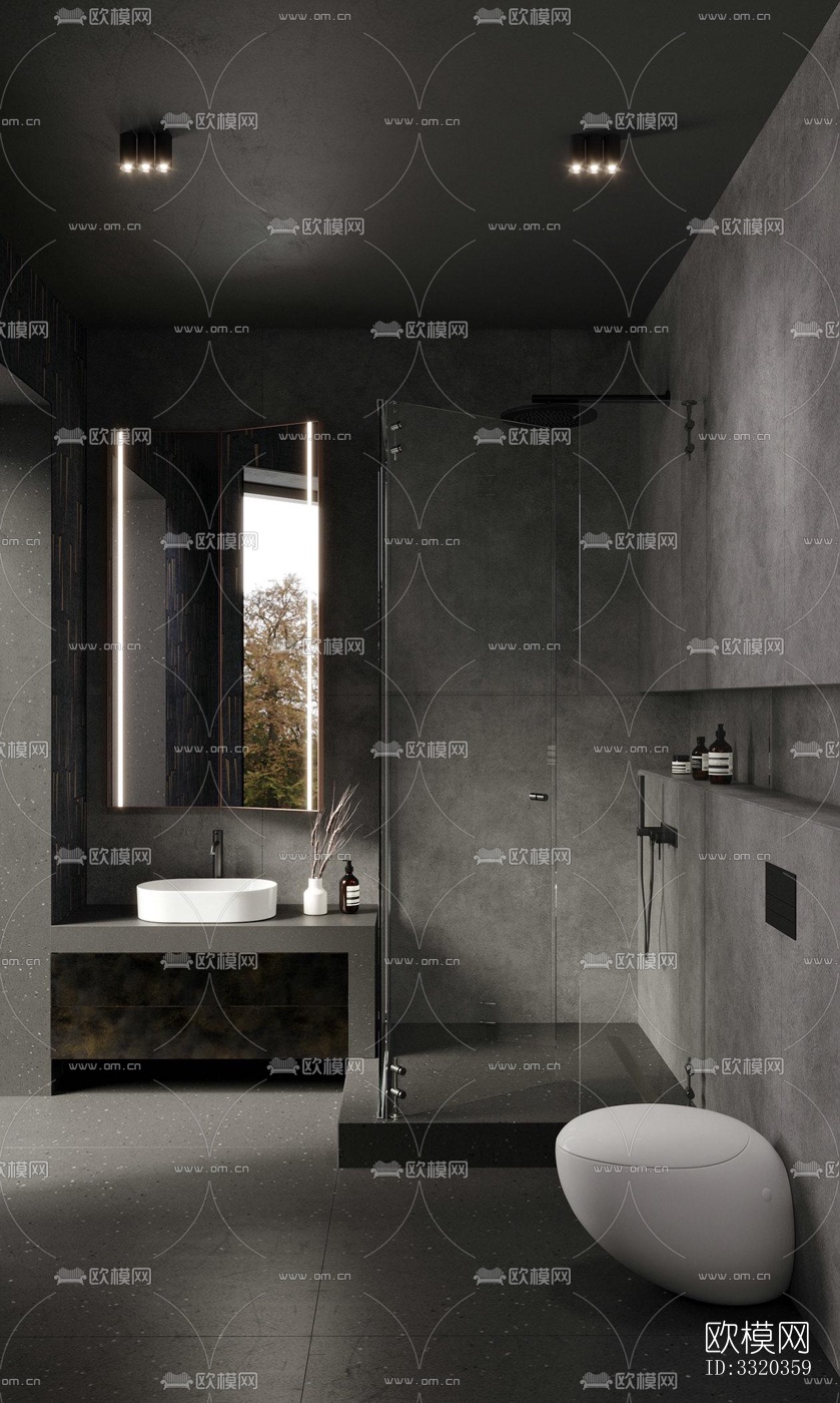 现代客厅效果图下载（渲染图9）