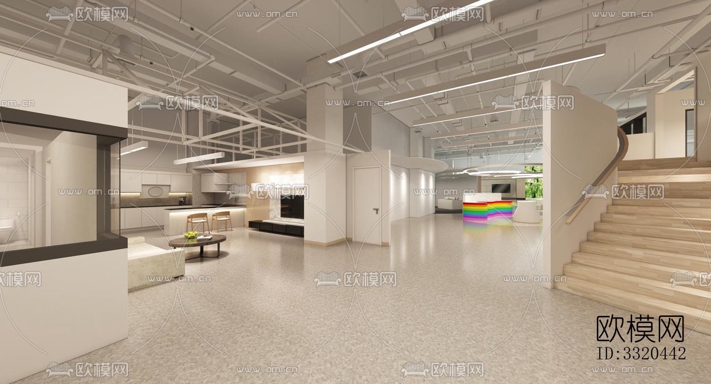 现代医院效果图下载（渲染图5）