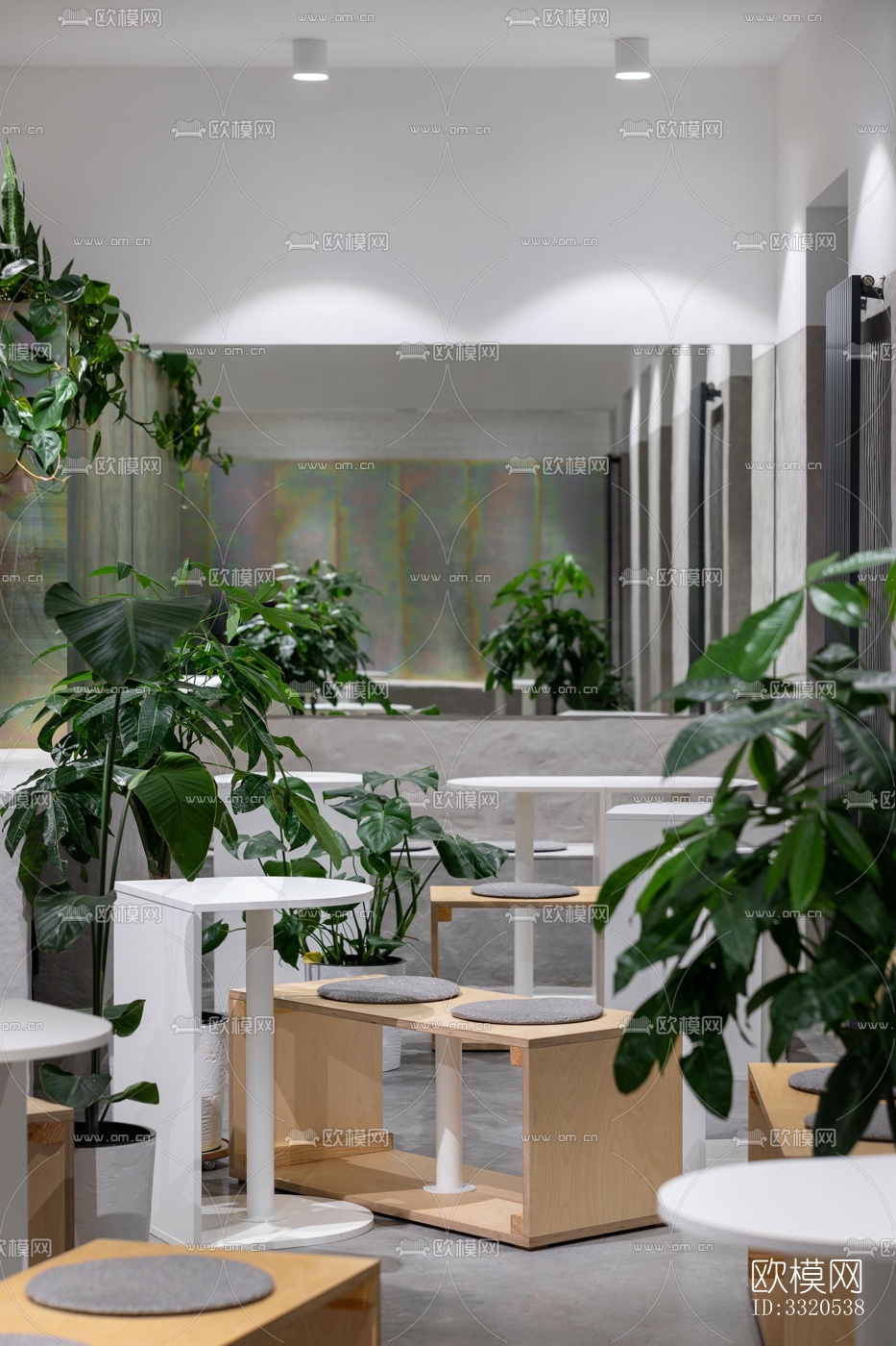 现代咖啡奶茶效果图下载（渲染图9）