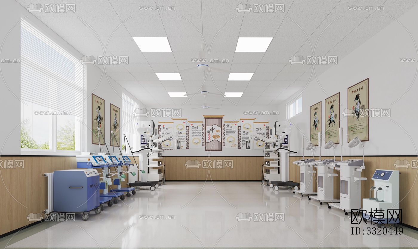 现代医院效果图下载（渲染图1）