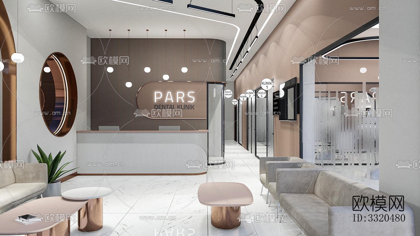 现代医院效果图下载（渲染图3）