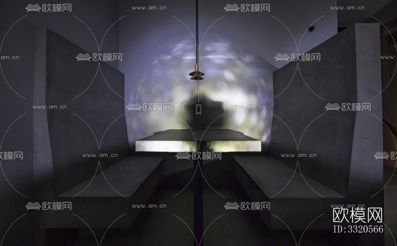 现代咖啡奶茶效果图下载（渲染图2）