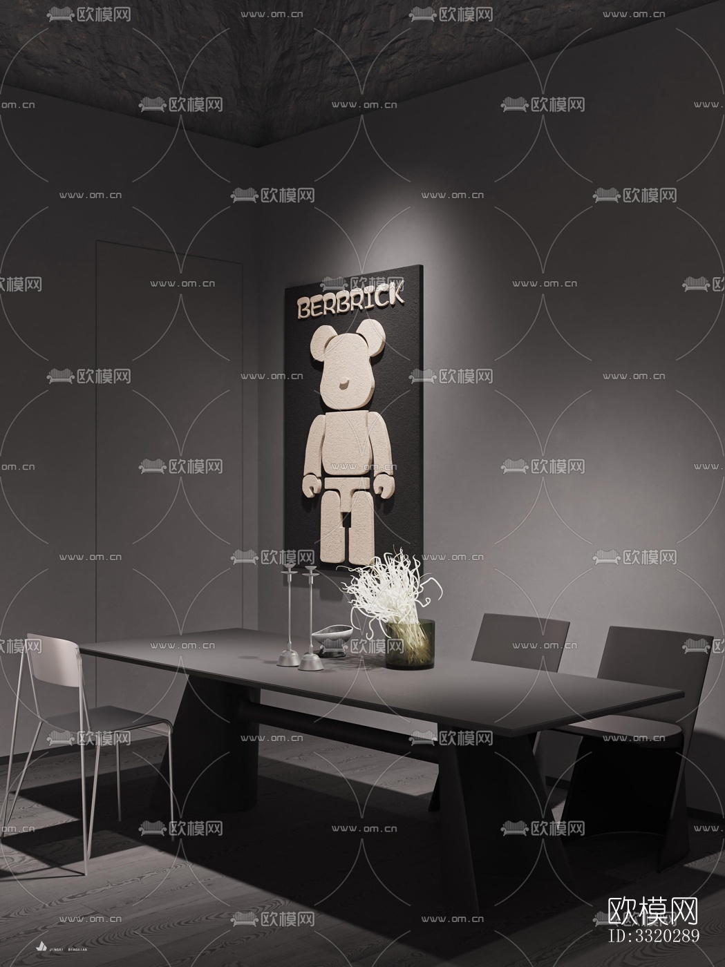 现代客厅效果图下载（渲染图10）