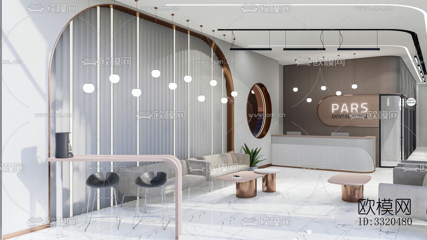 现代医院效果图下载（渲染图2）