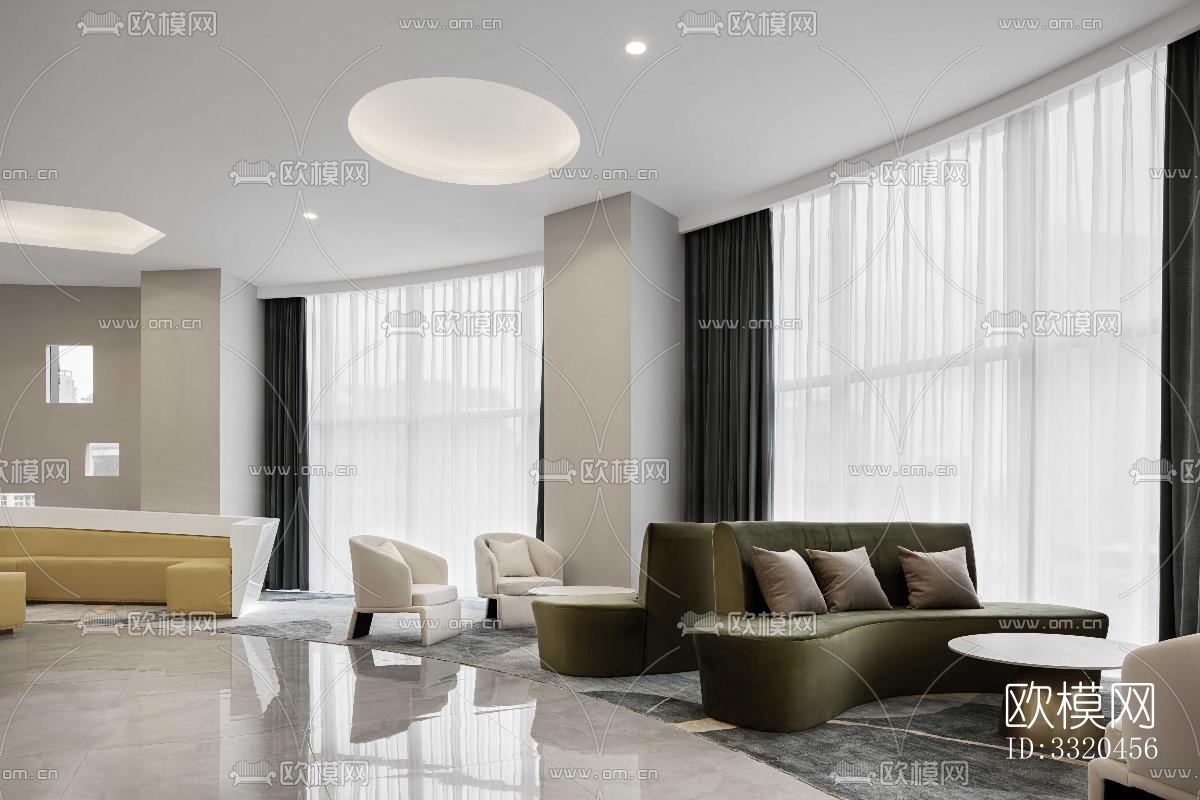 现代医院效果图下载（渲染图8）