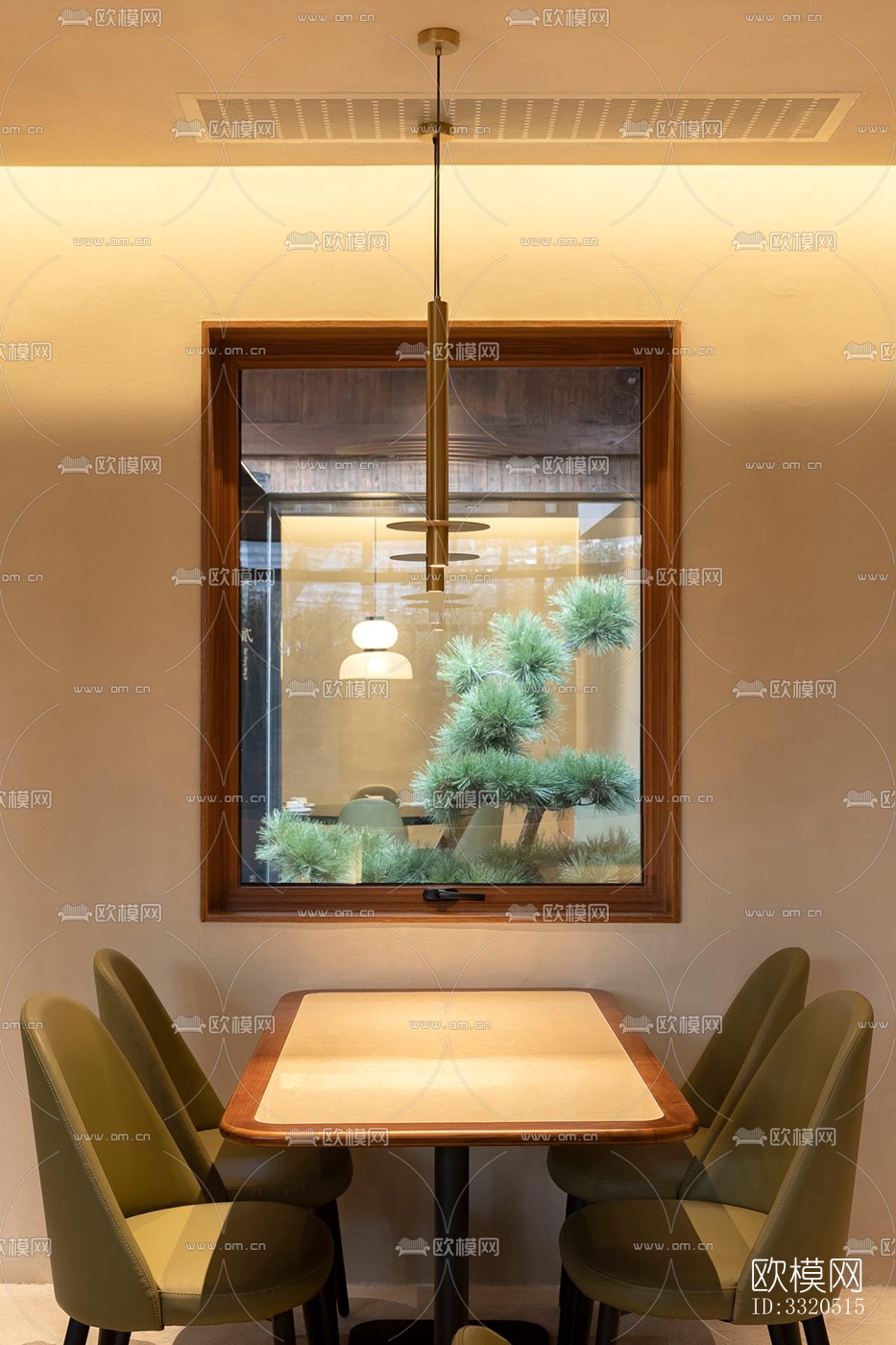 原木风咖啡奶茶效果图下载（渲染图7）