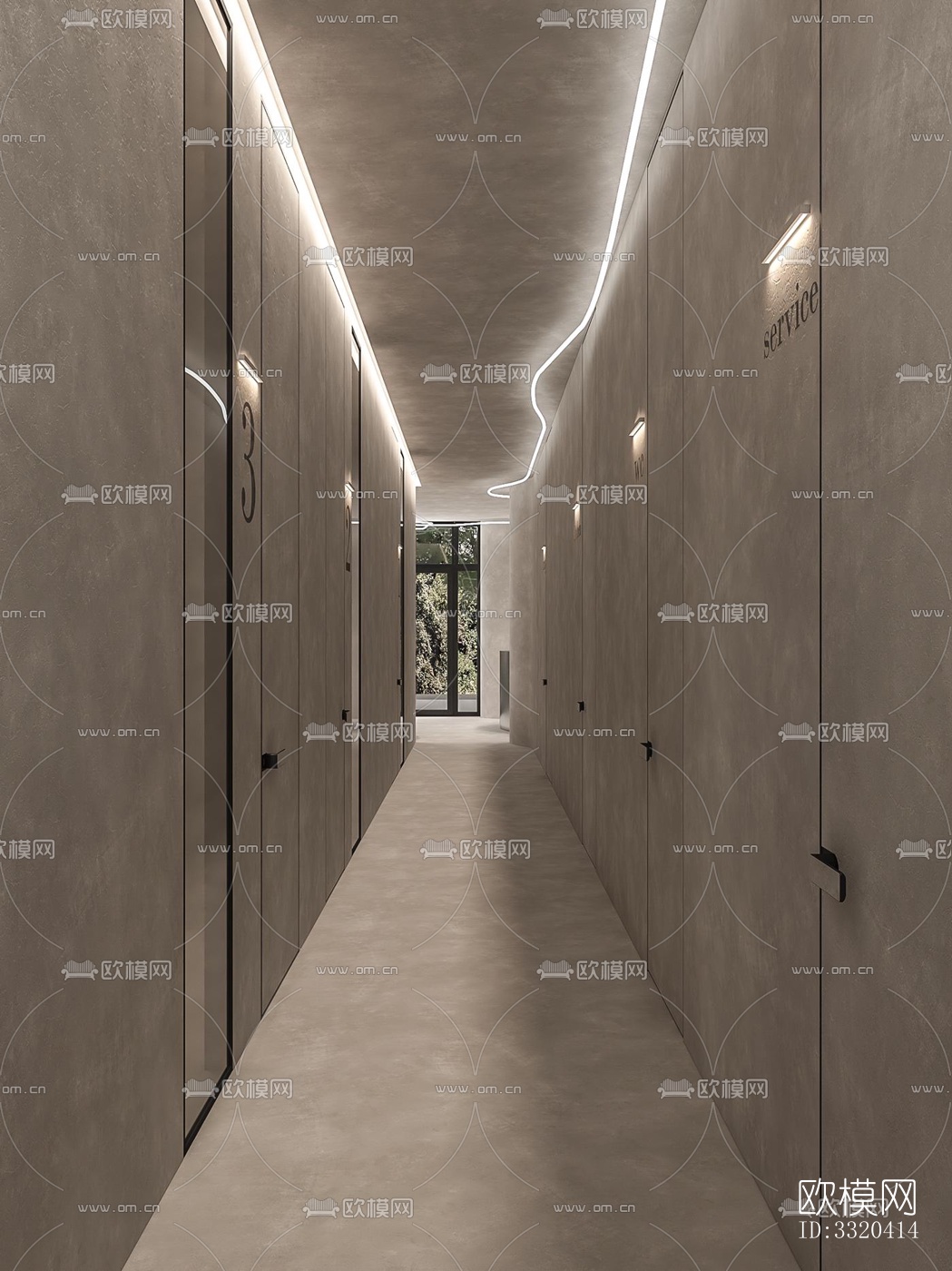 工业风医院效果图下载（渲染图3）