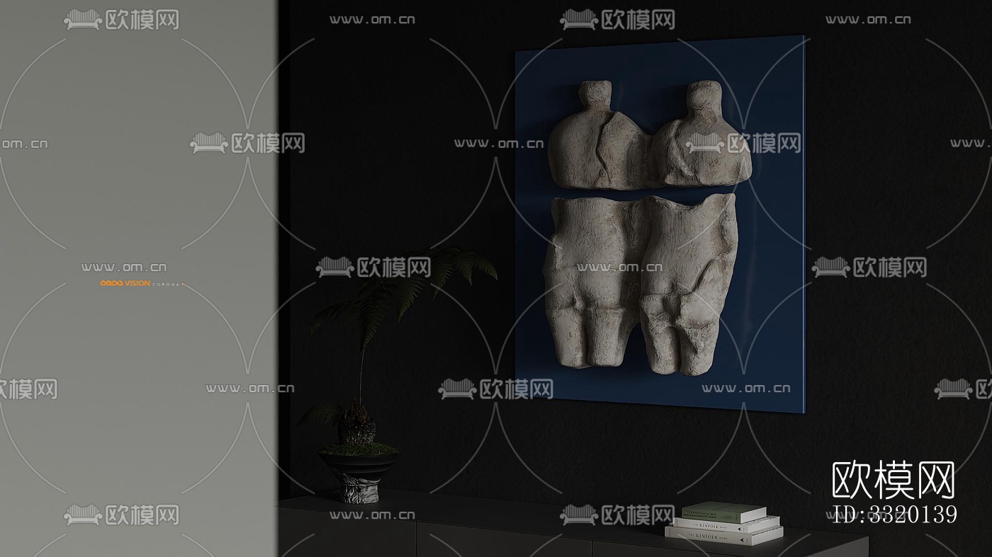 现代客厅效果图下载（渲染图7）