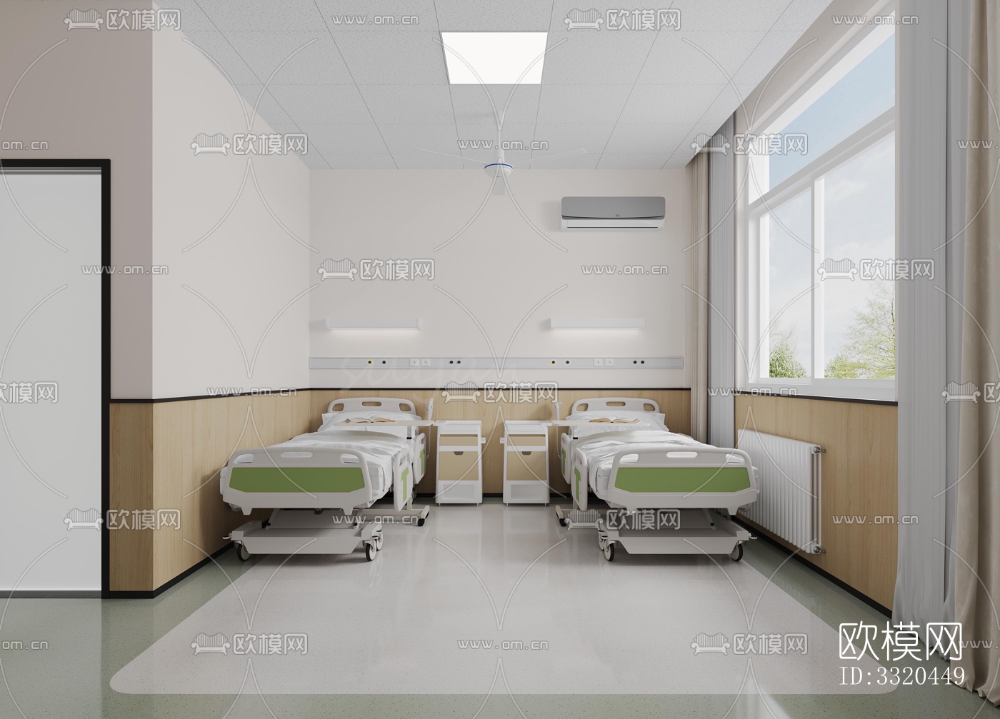 现代医院效果图下载（渲染图7）