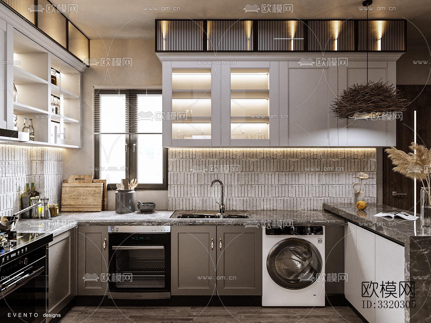 现代客厅效果图下载（渲染图10）