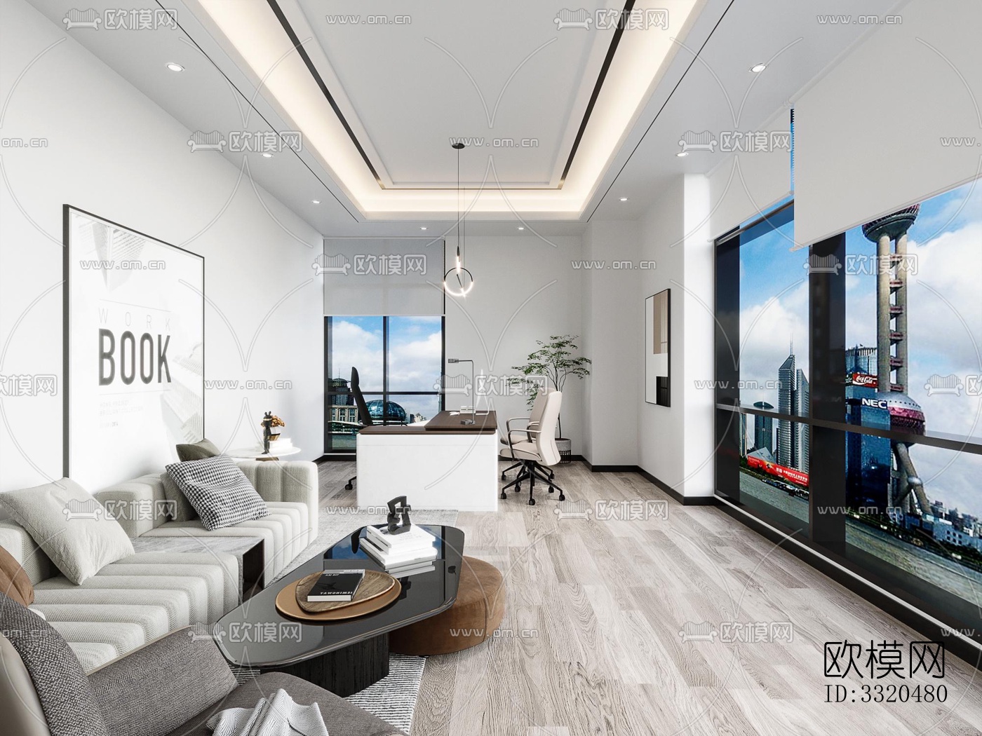 现代医院效果图下载（渲染图14）