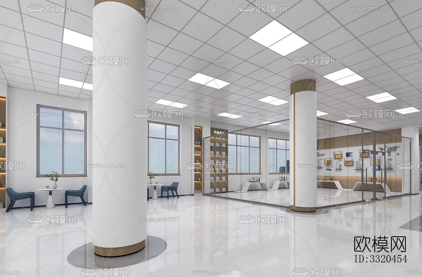 现代医院效果图下载（渲染图3）