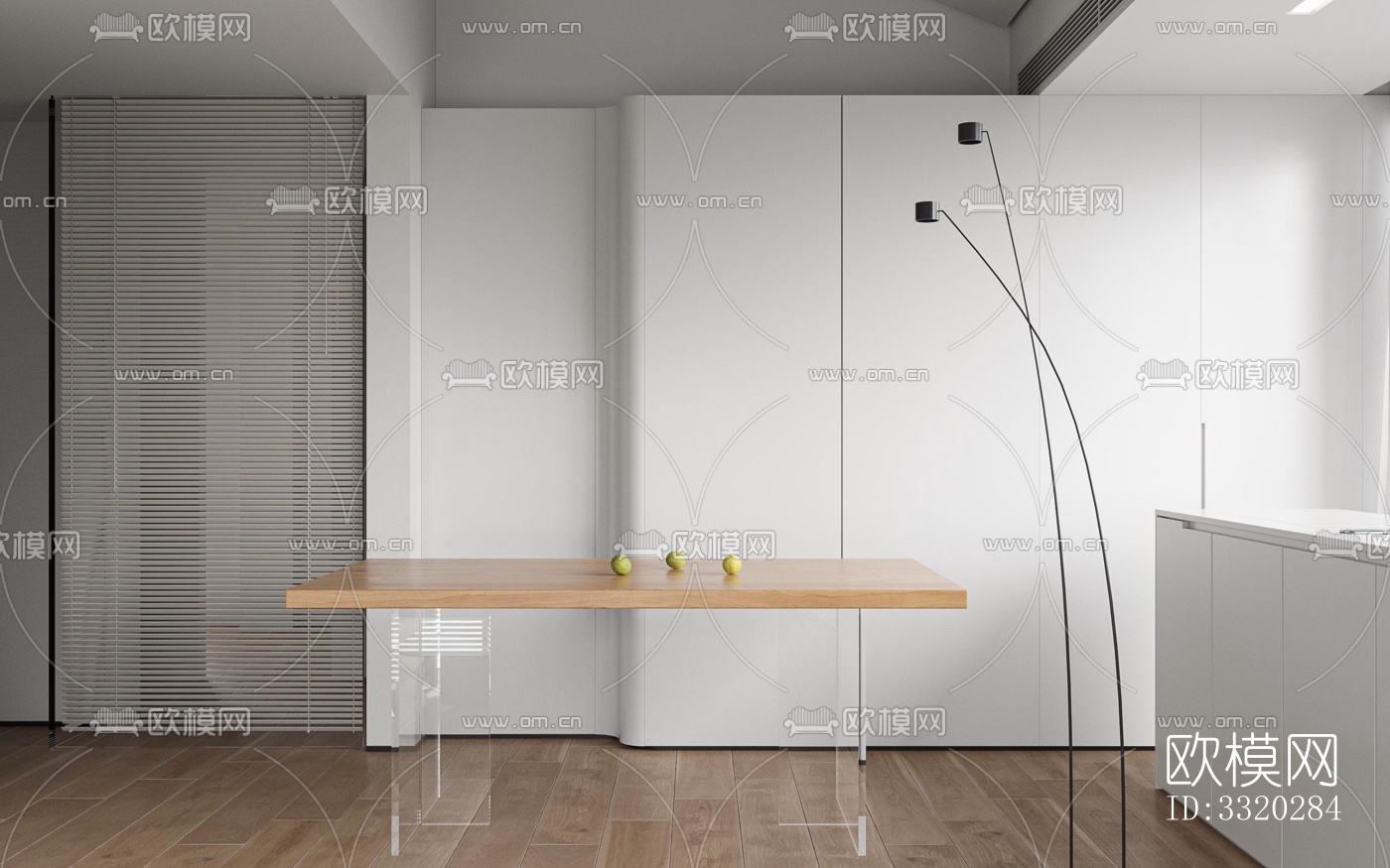 现代客厅效果图下载（渲染图2）