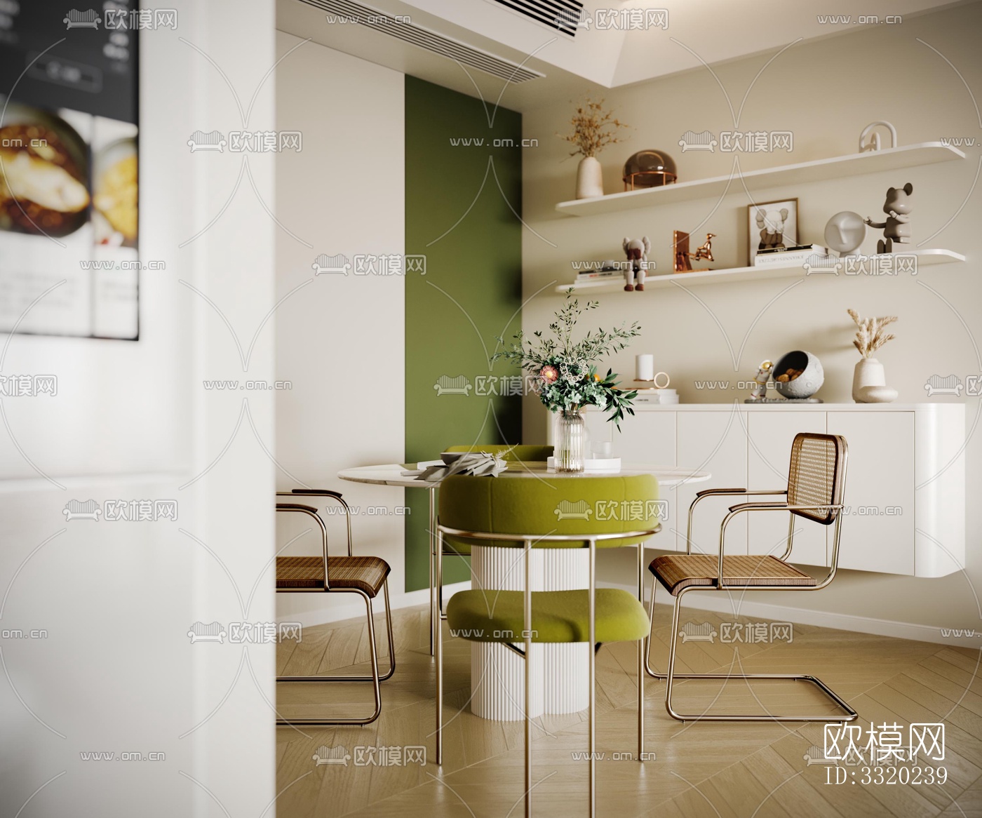 现代客厅效果图下载（渲染图3）