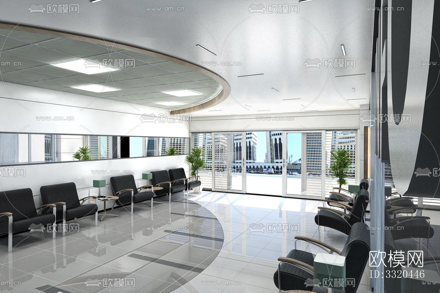 现代医院效果图下载（渲染图5）