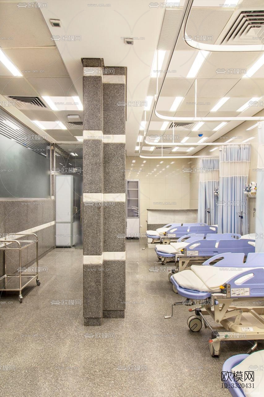 现代医院效果图下载（渲染图1）