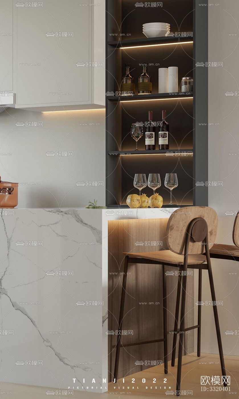 现代客厅效果图下载（渲染图2）