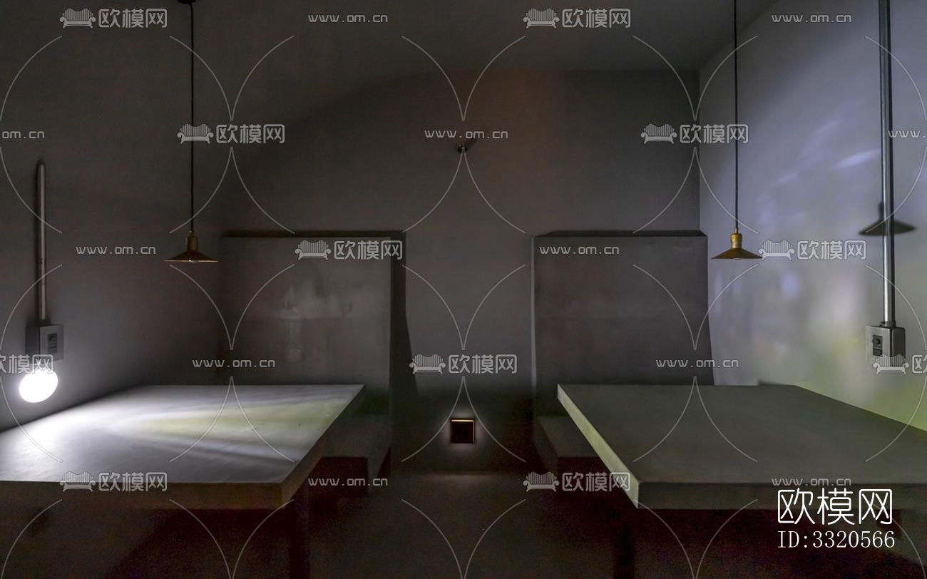 现代咖啡奶茶效果图下载（渲染图1）