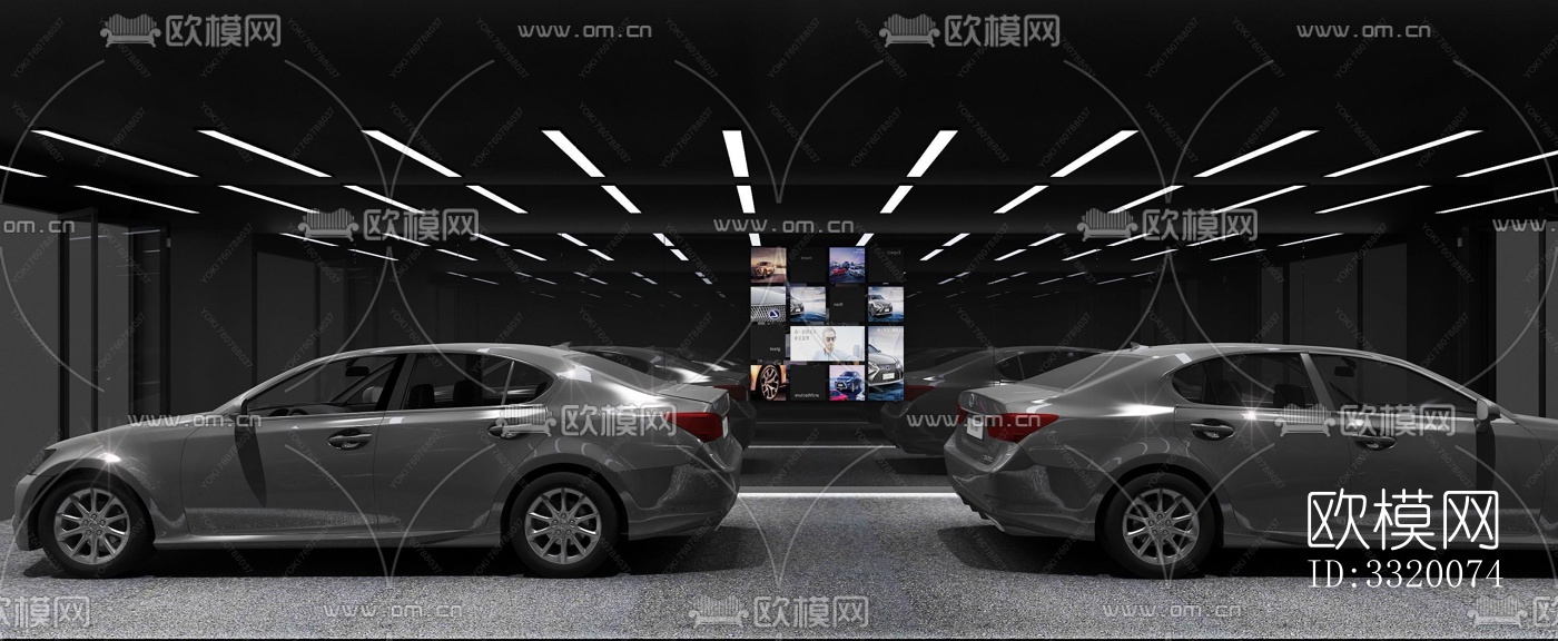 现代展览展厅效果图下载（渲染图9）