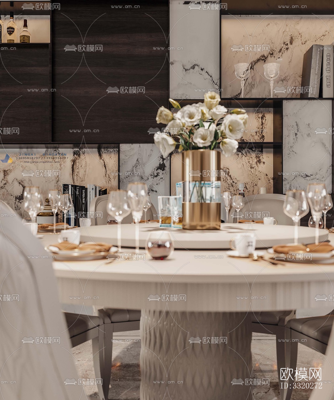 现代客厅效果图下载（渲染图7）