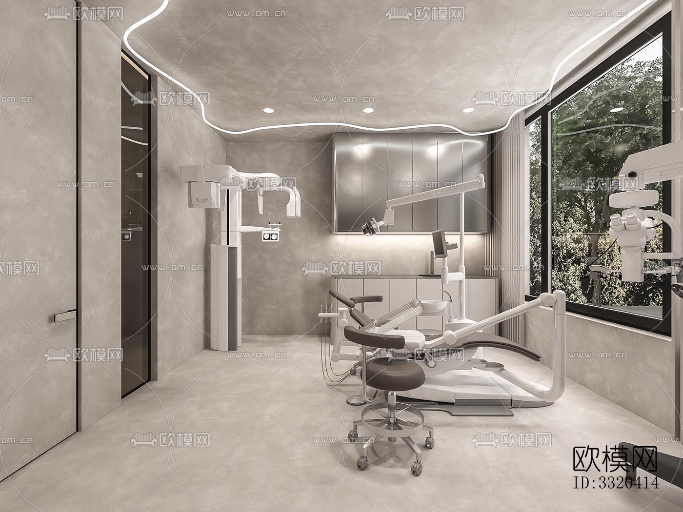 工业风医院效果图下载（渲染图6）