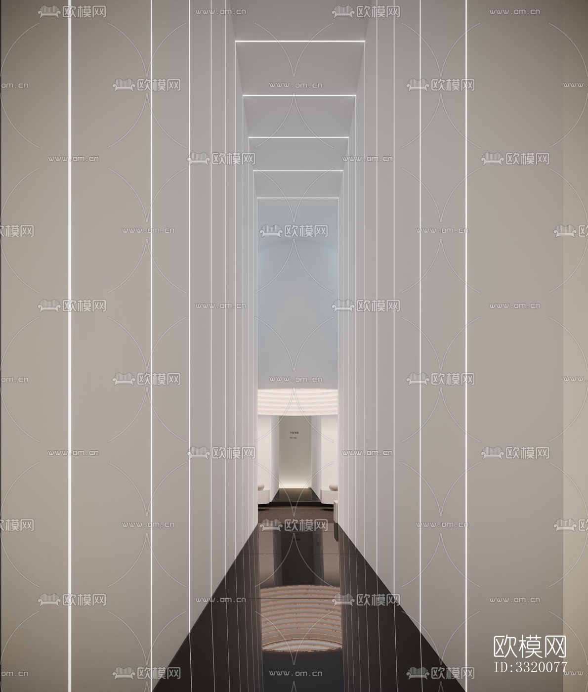 现代展览展厅效果图下载（渲染图9）