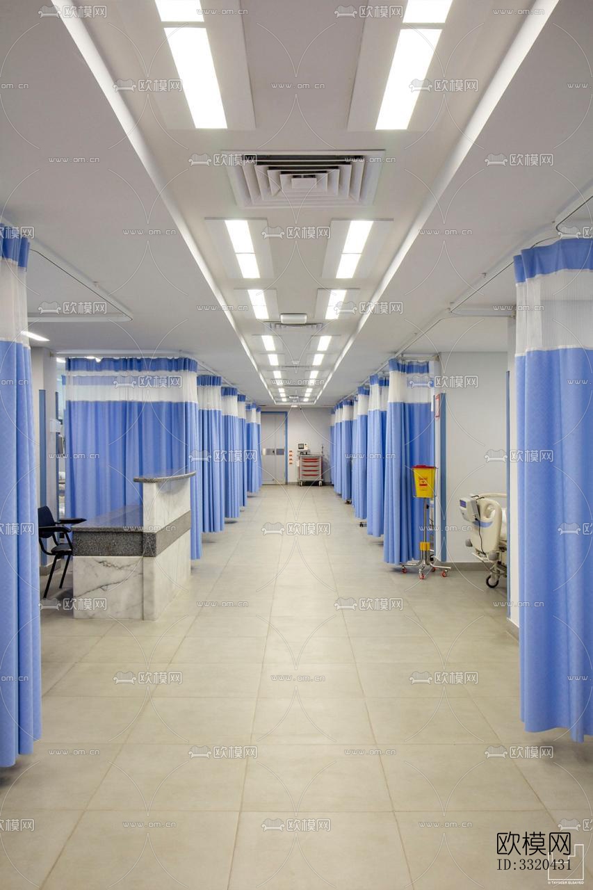 现代医院效果图下载（渲染图4）
