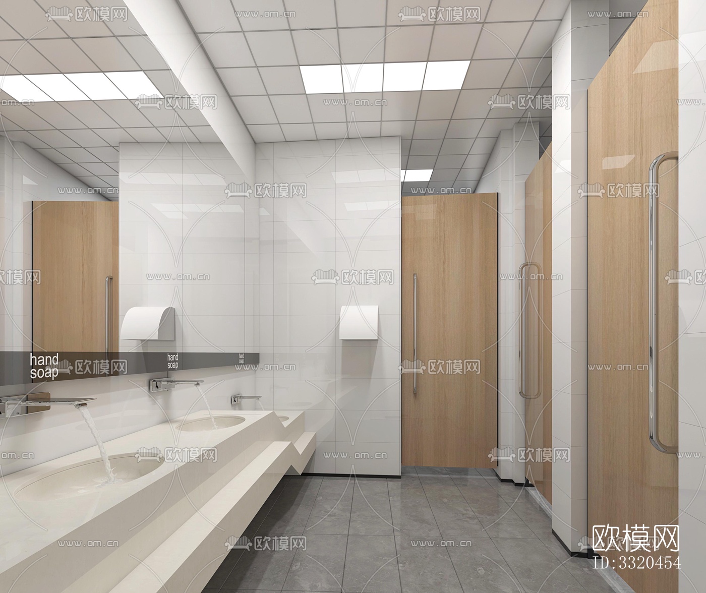 现代医院效果图下载（渲染图6）