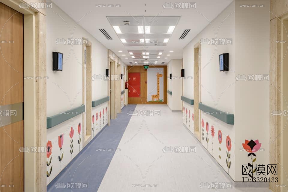 现代医院效果图下载（渲染图6）