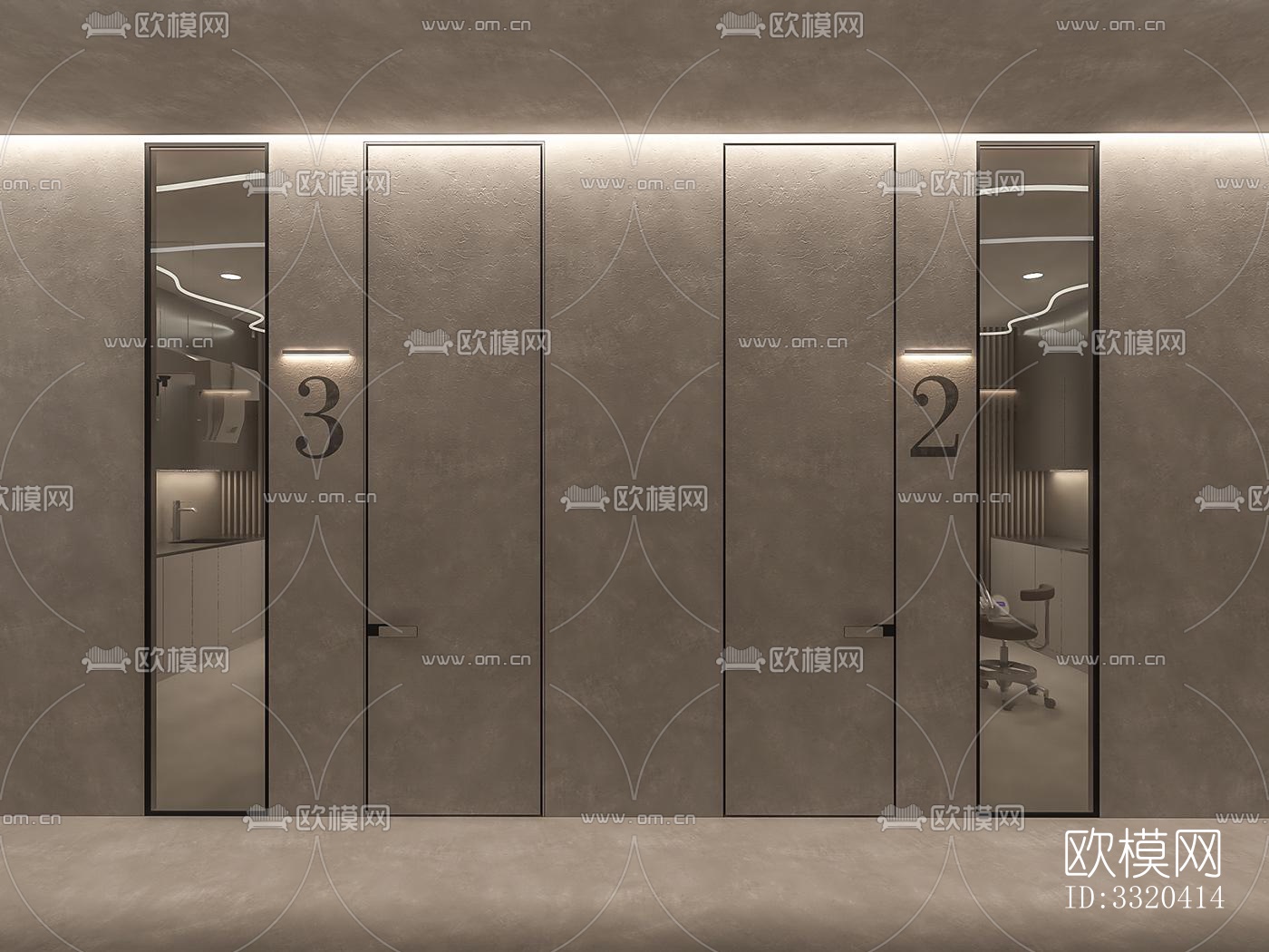 工业风医院效果图下载（渲染图2）