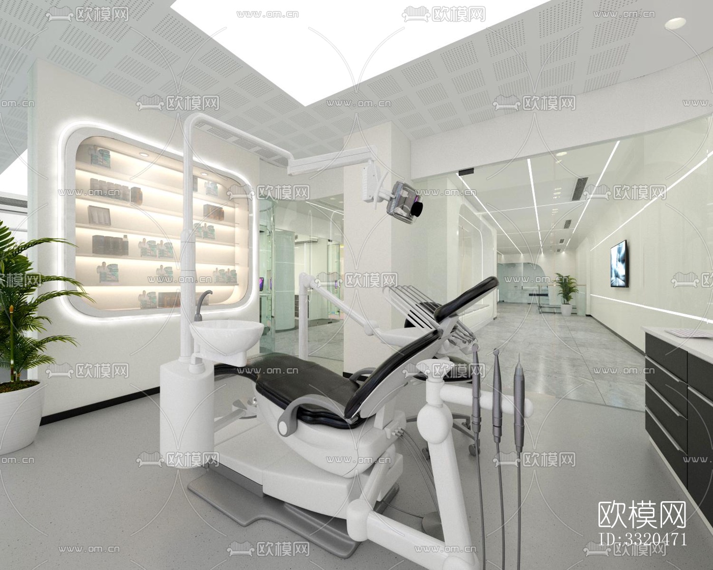 现代医院效果图下载（渲染图12）