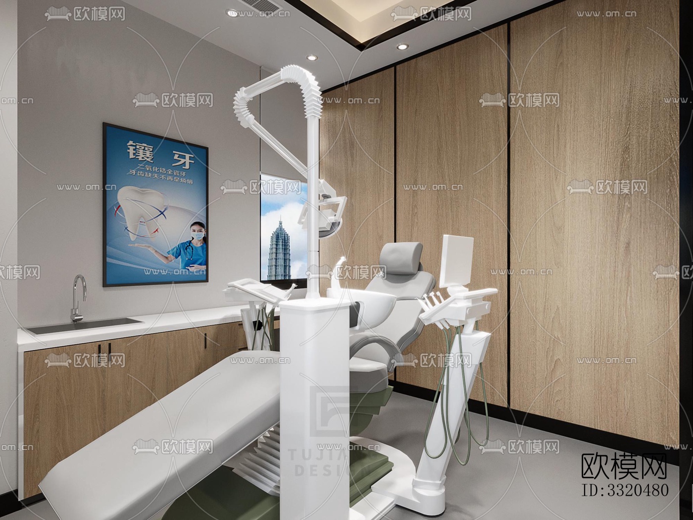 现代医院效果图下载（渲染图11）