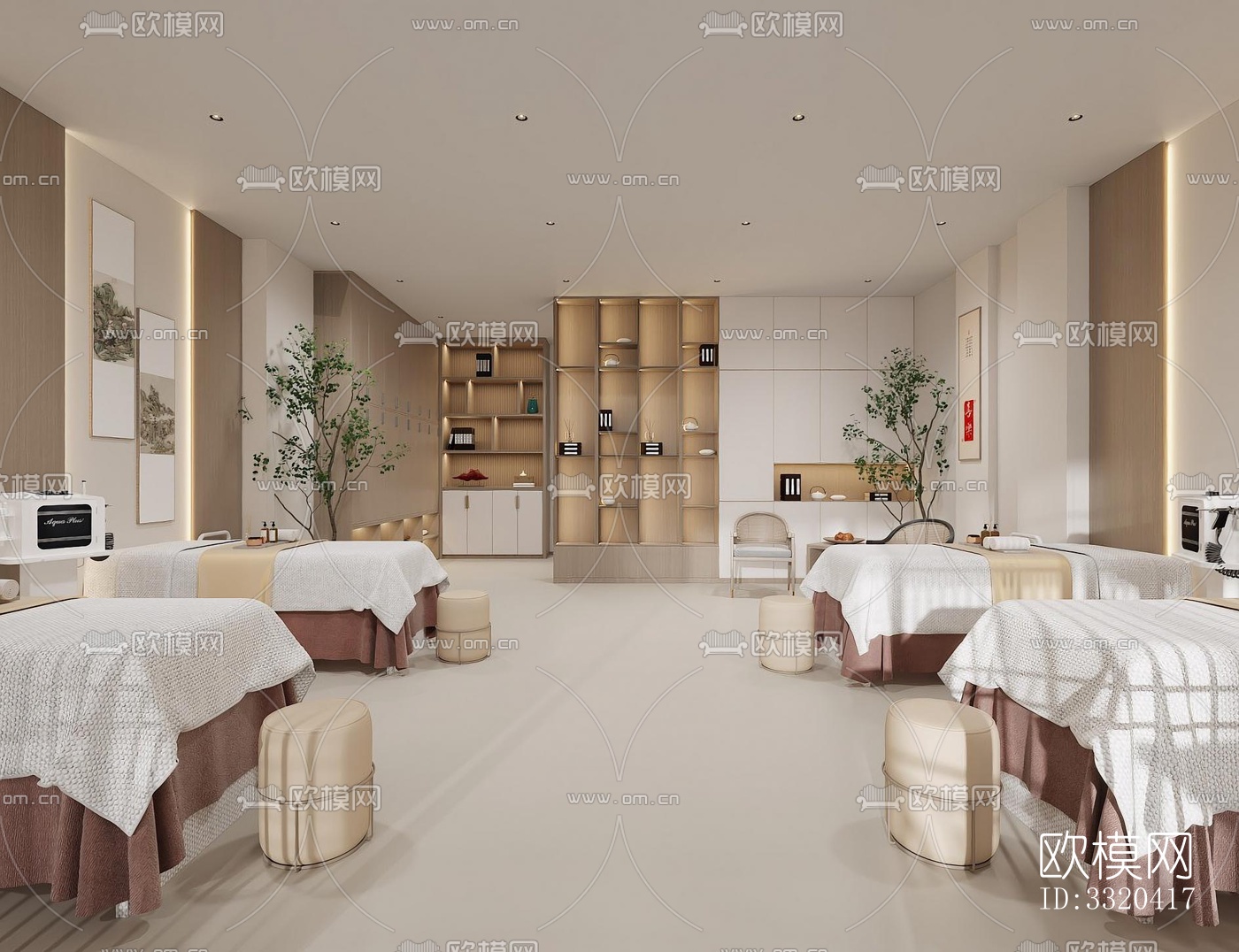 新中式医院效果图下载（渲染图4）