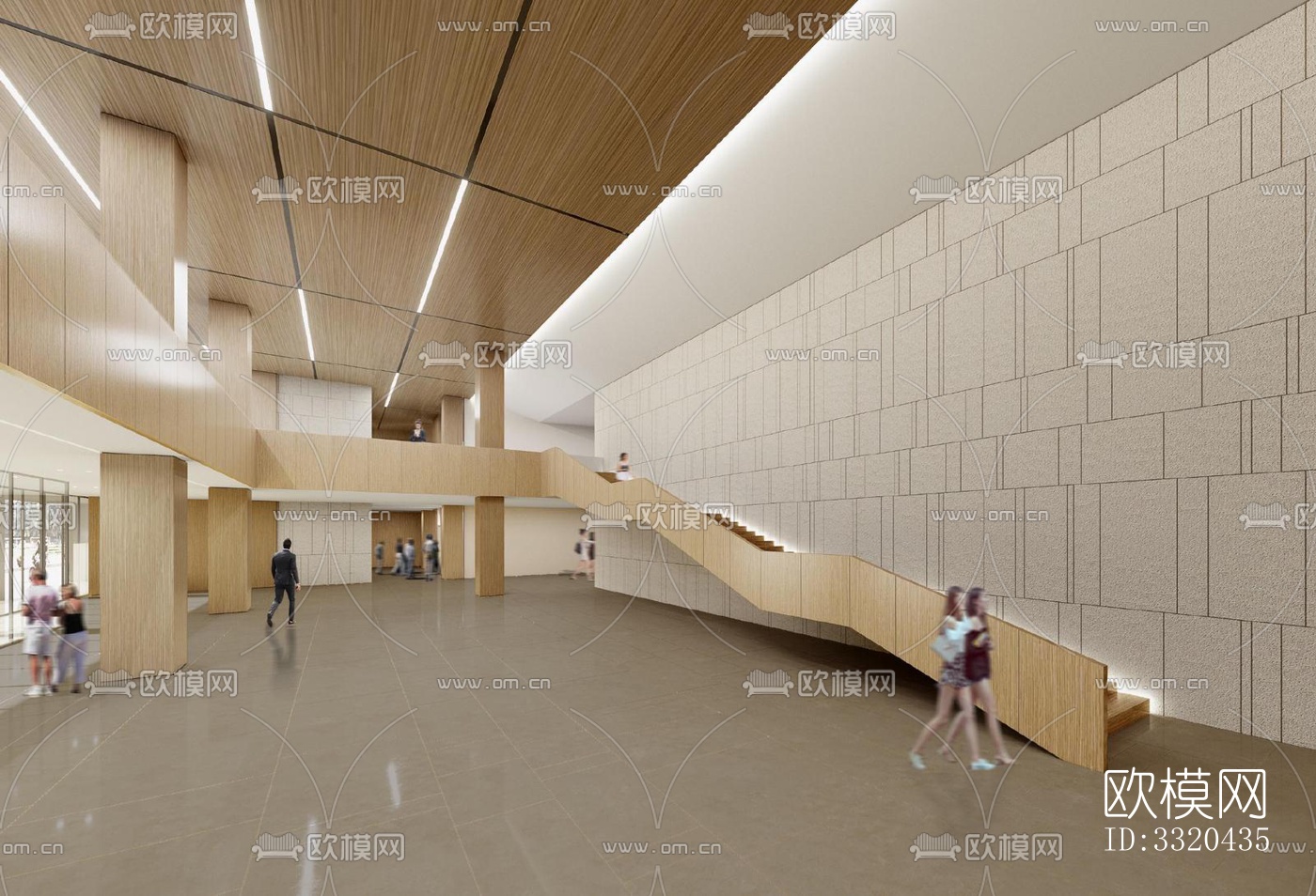 现代医院效果图下载（渲染图3）