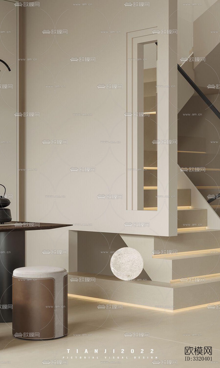 现代客厅效果图下载（渲染图1）