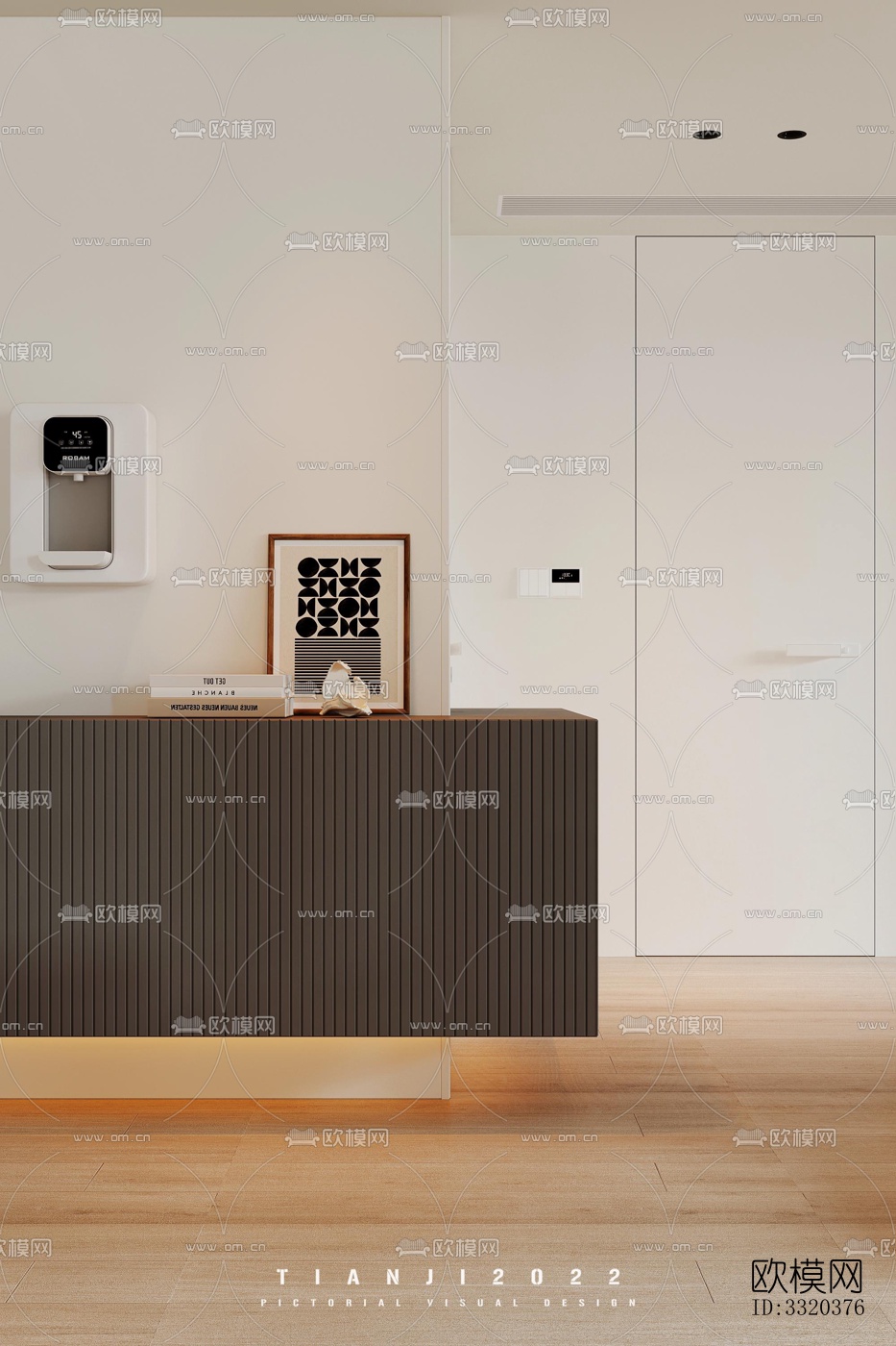 现代客厅效果图下载（渲染图10）