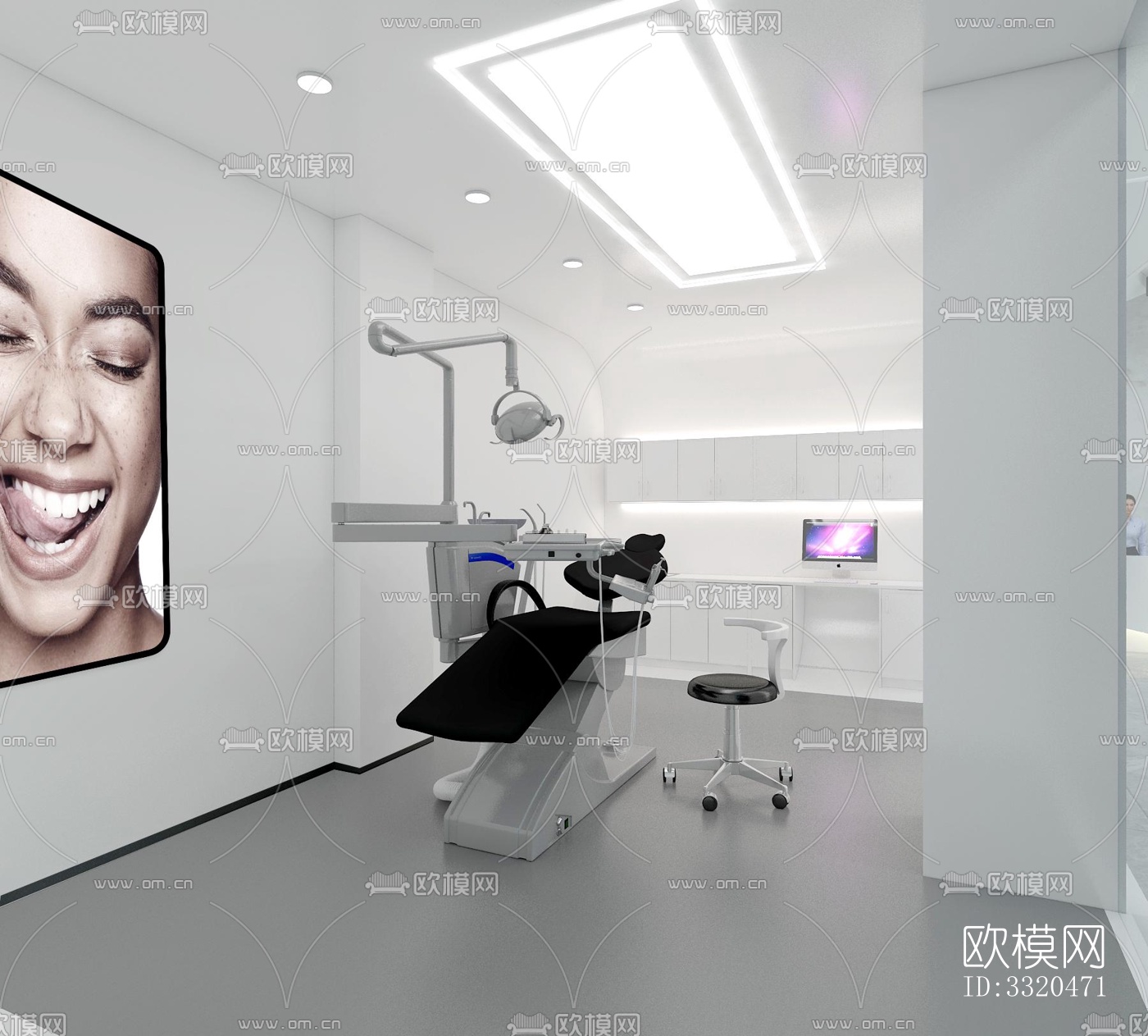 现代医院效果图下载（渲染图8）