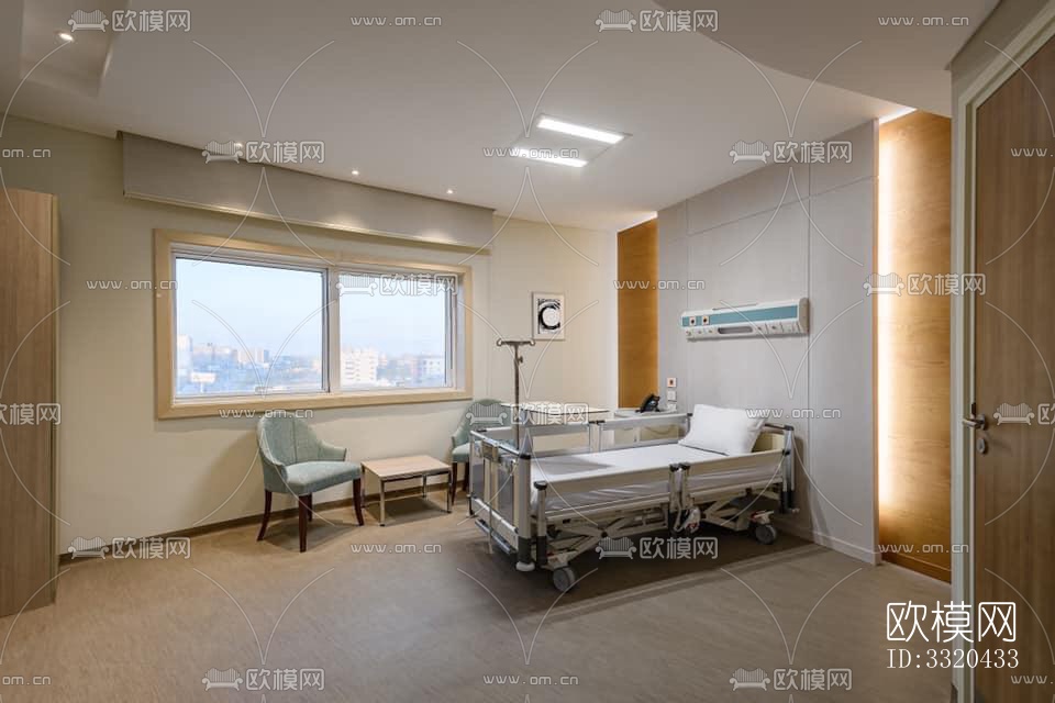 现代医院效果图下载（渲染图4）