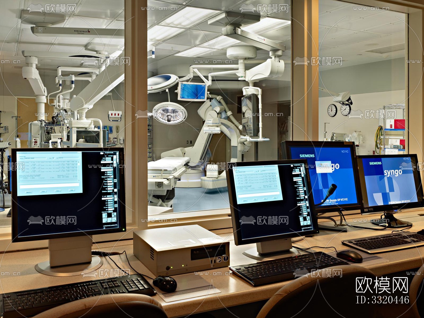 现代医院效果图下载（渲染图1）