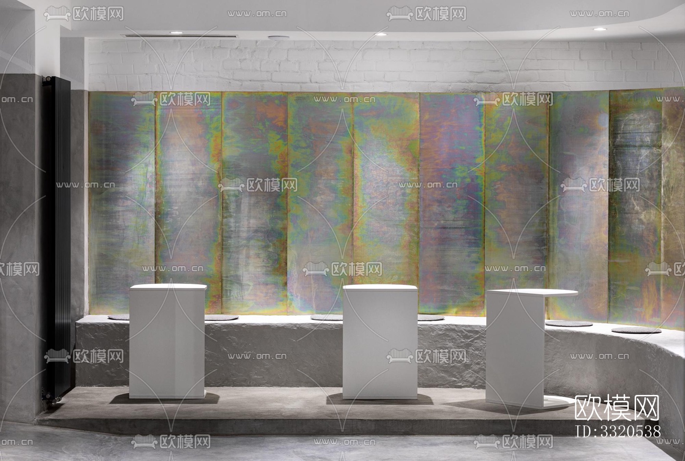 现代咖啡奶茶效果图下载（渲染图18）