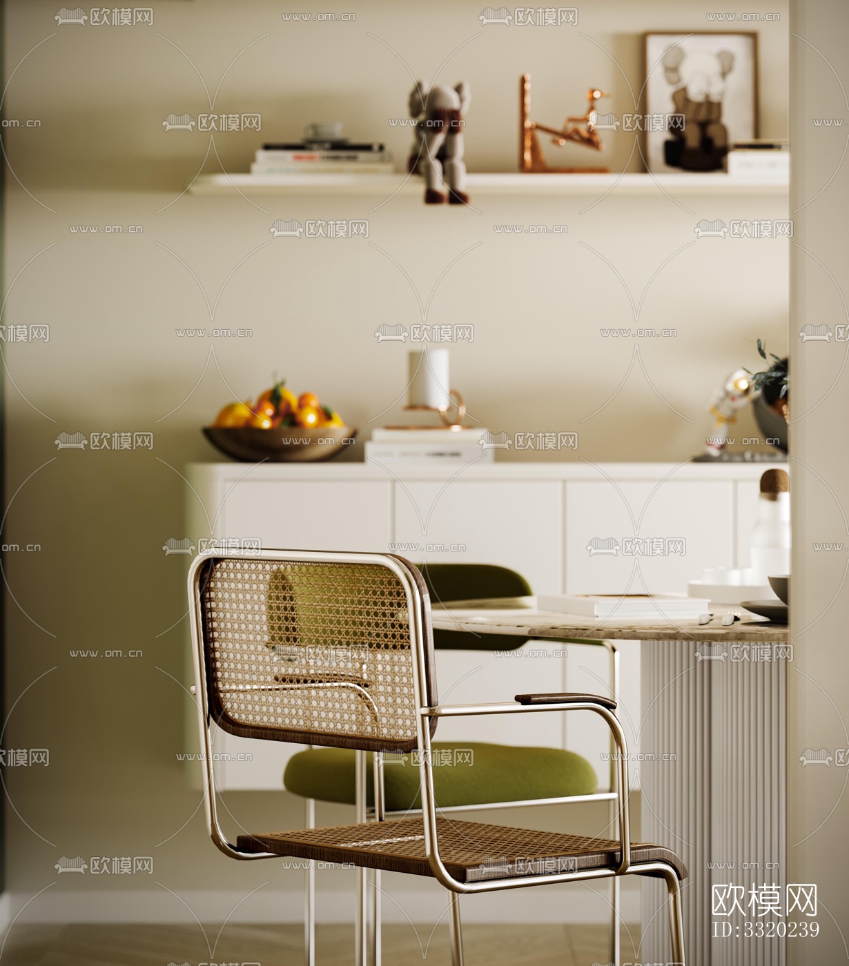 现代客厅效果图下载（渲染图2）