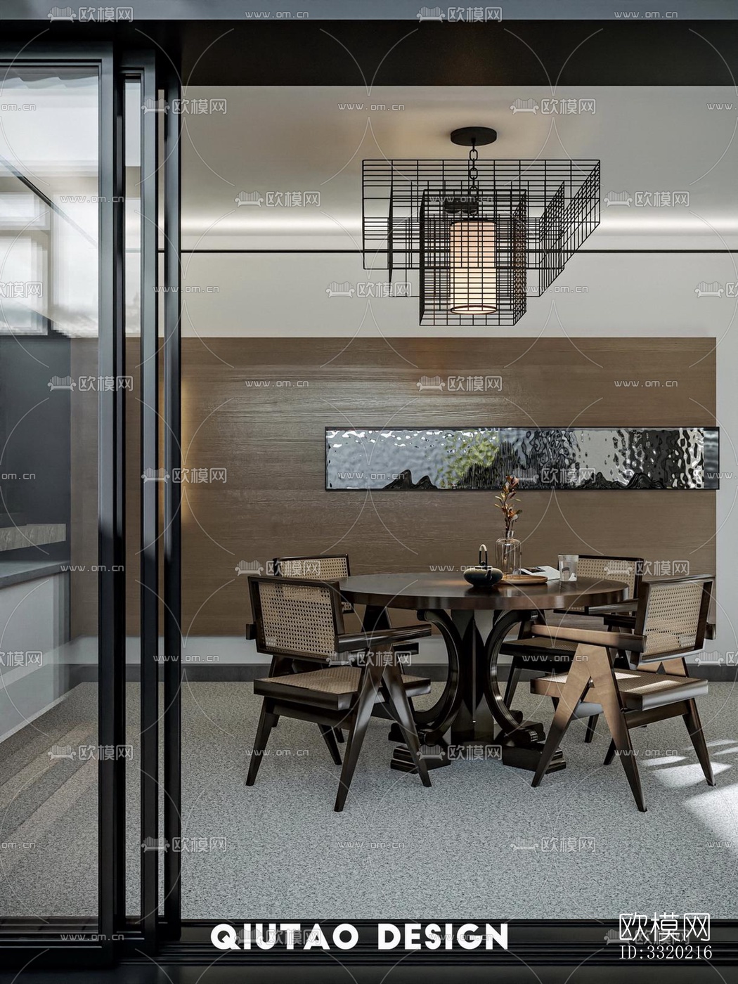 现代客厅效果图下载（渲染图9）